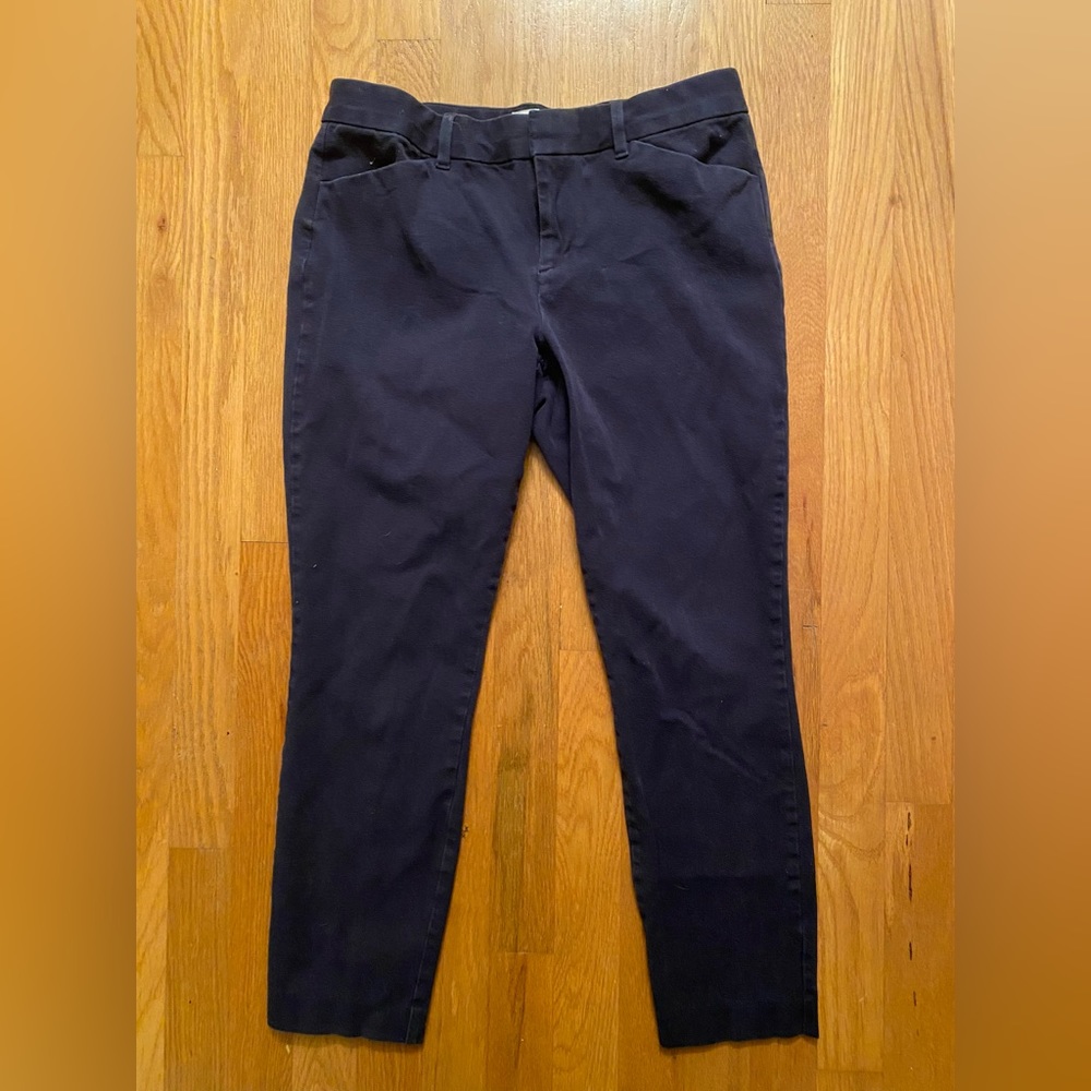 Gap navy blue ankle pants